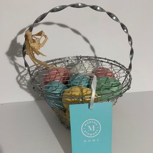 Martha Stewart Easter Egg Basket Easter Decor